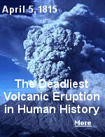 In 1815, the deadliest and most powerful volcanic eruption in human history exploded out of Mount Tambora in Indonesia.